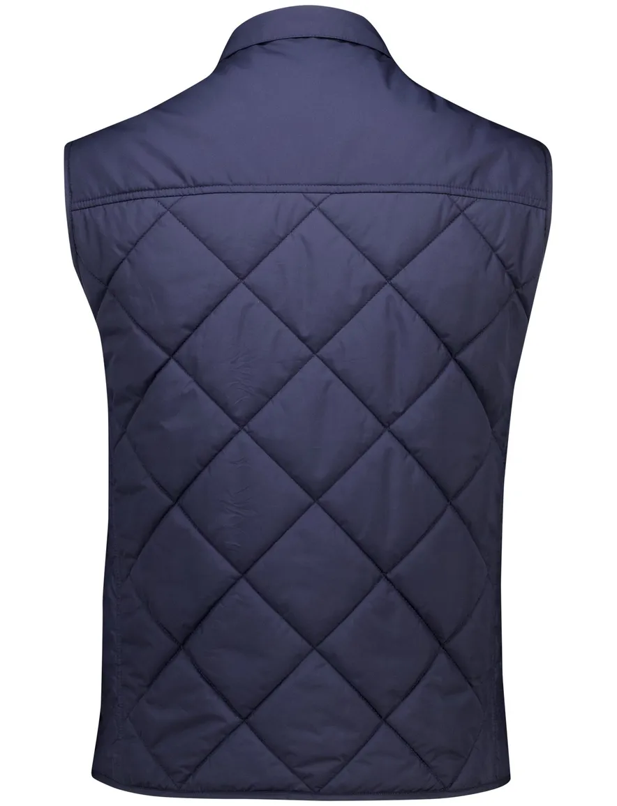 Paul & Shark bodywarmer effen donkerblauw waterafstotend