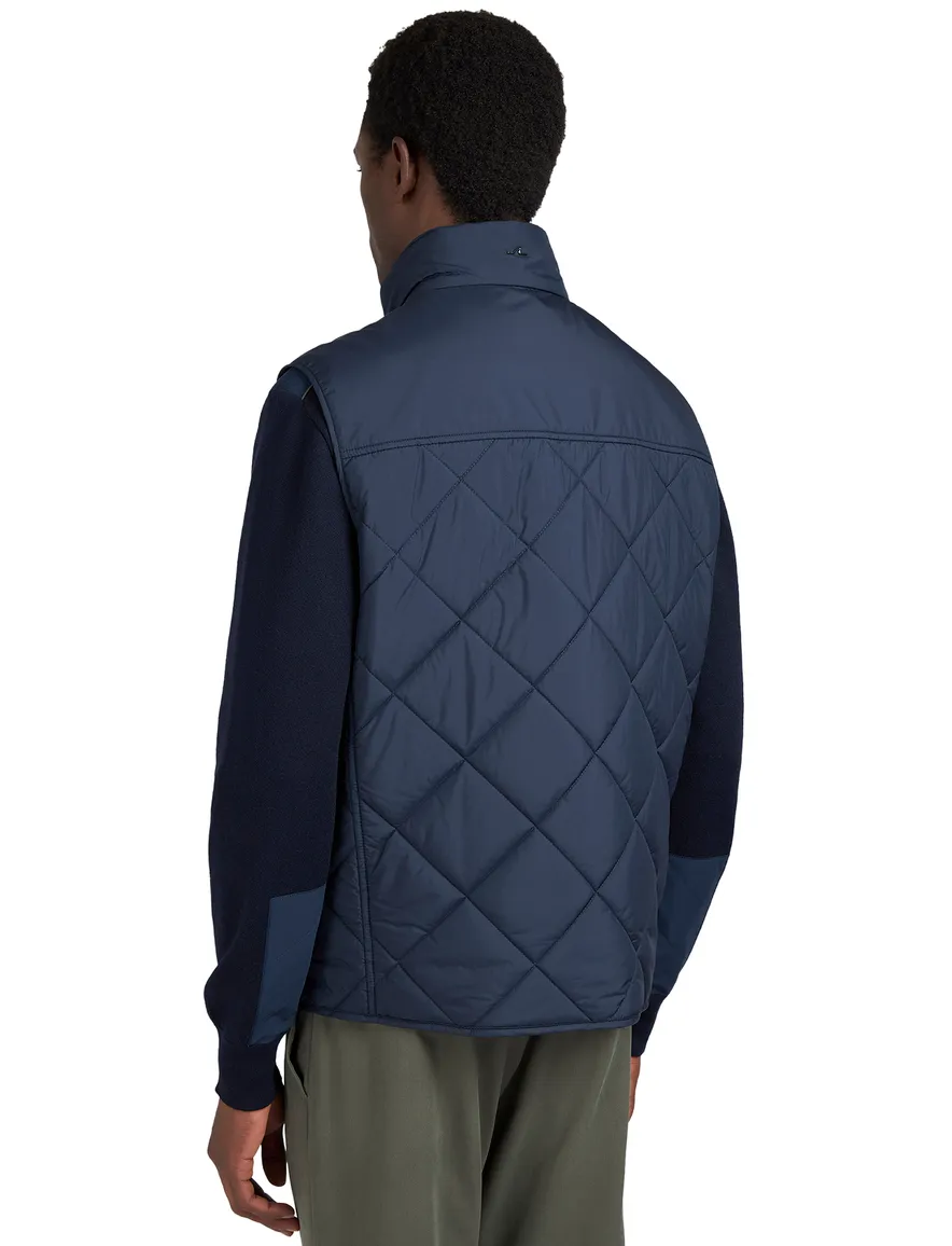 Paul & Shark bodywarmer effen donkerblauw waterafstotend