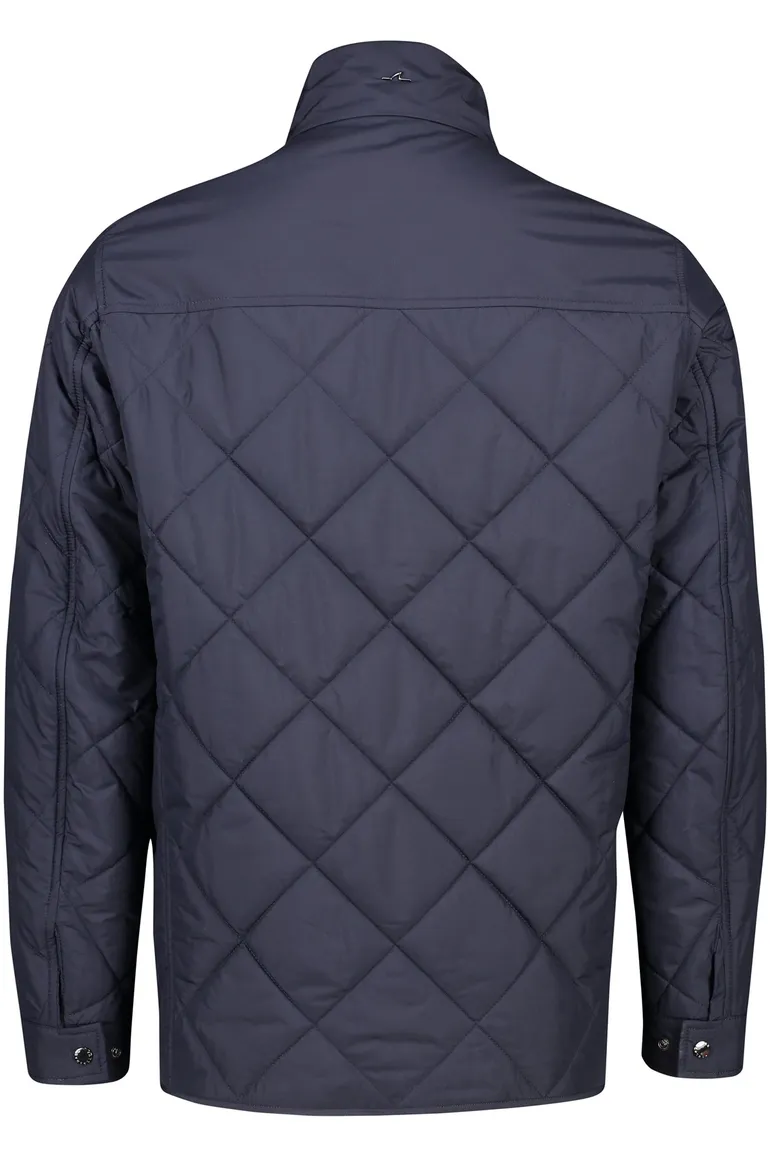 Paul & Shark tussenjas effen donkerblauw waterdicht