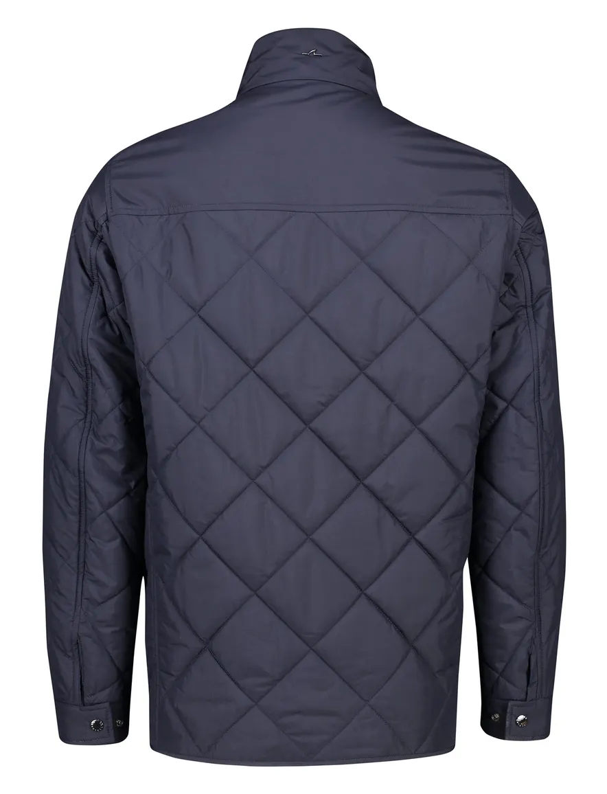 Paul & Shark tussenjas effen donkerblauw waterdicht