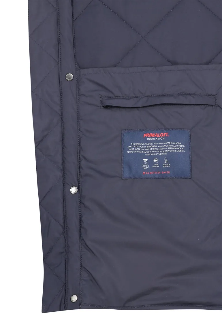 Paul & Shark tussenjas effen donkerblauw waterdicht