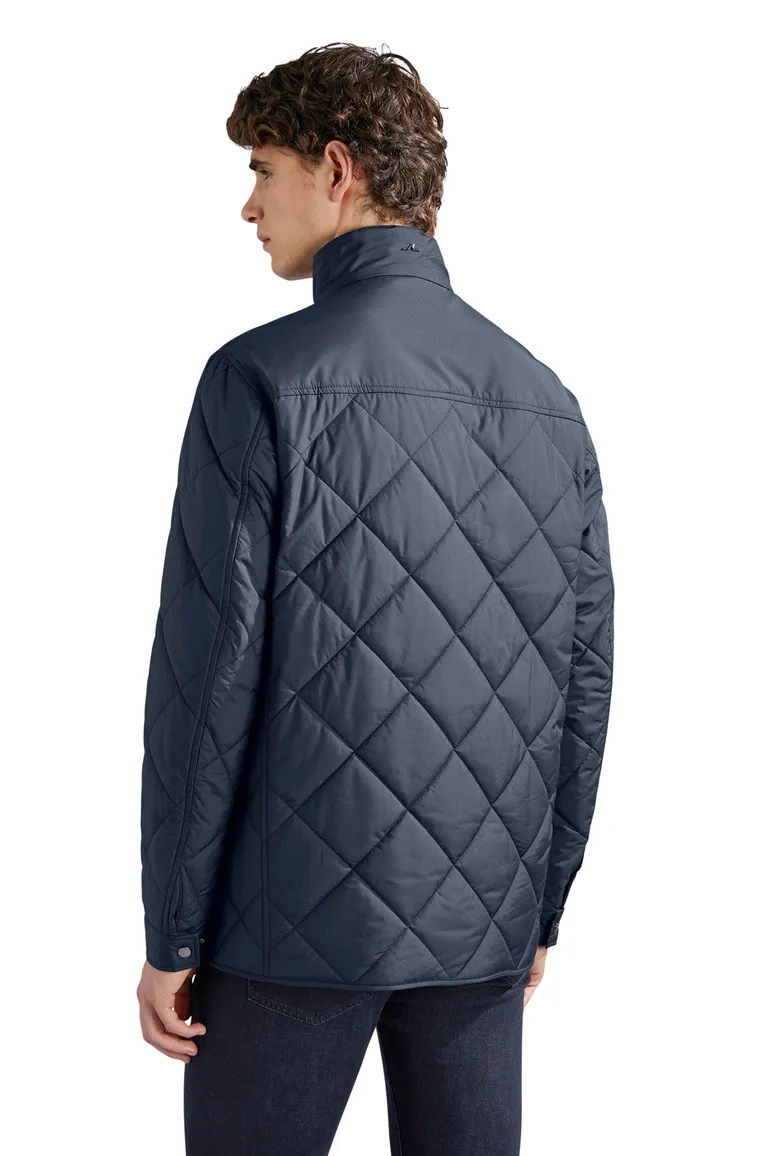 Paul & Shark tussenjas effen donkerblauw waterdicht