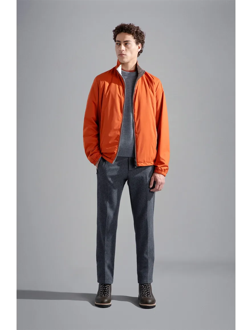 Paul & Shark jack reversible oranje wijde fit