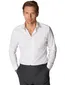 katoenen Eton overhemd effen wit slim fit