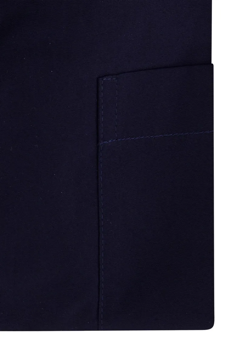 Pauk & Shark overhemd donkerblauw katoen