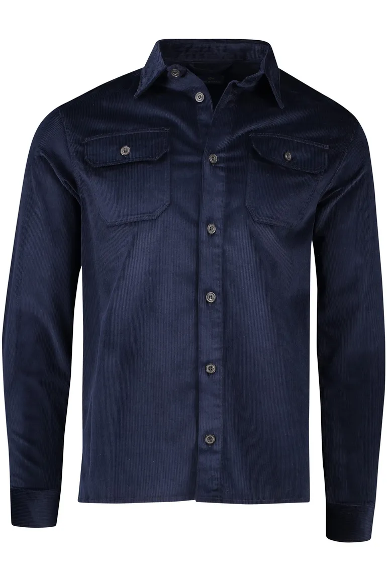 Paul & Shark Overshirt donkerblauw dubbele borstzak
