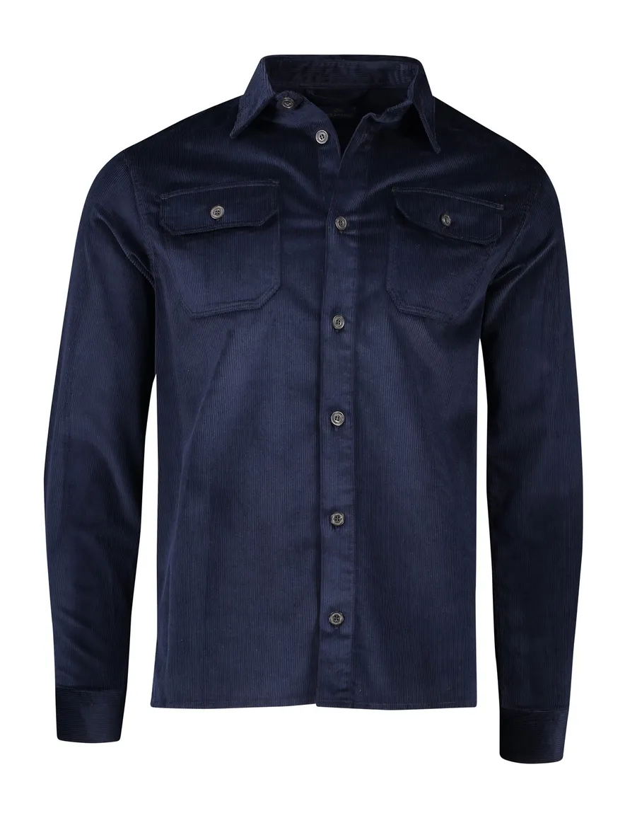Paul & Shark Overshirt donkerblauw dubbele borstzak