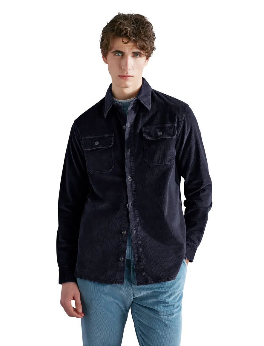Paul & Shark Overshirt donkerblauw dubbele borstzak