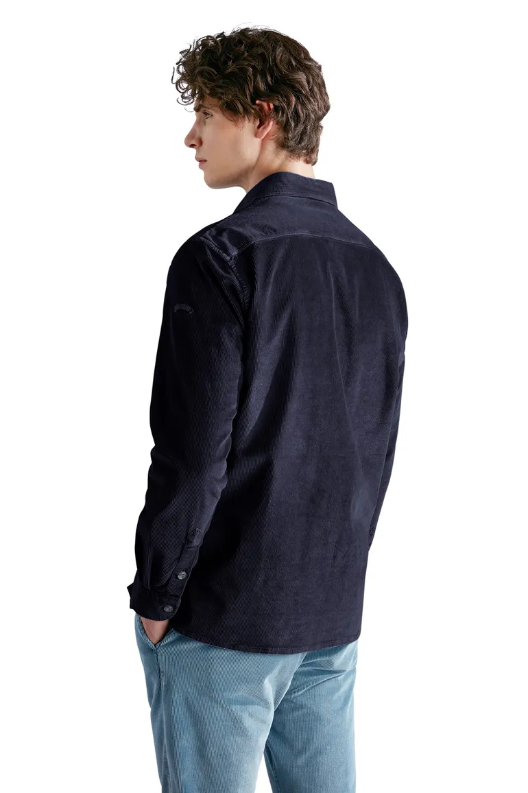 Paul & Shark Overshirt donkerblauw dubbele borstzak