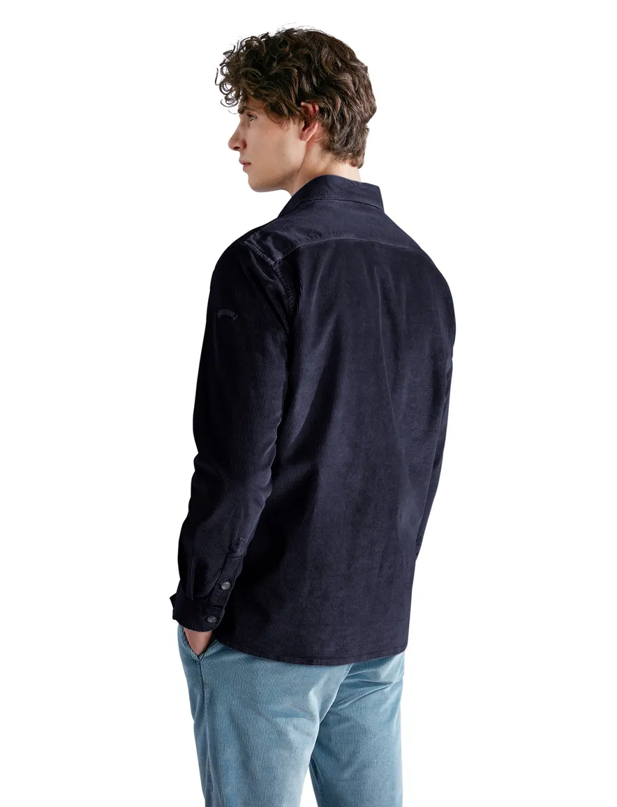 Paul & Shark Overshirt donkerblauw dubbele borstzak