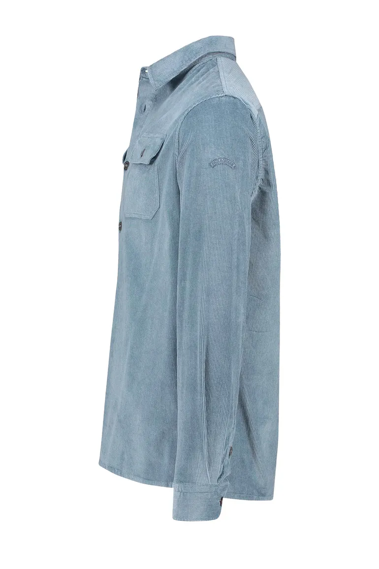 Paul & Shark overshirt lichtblauw corduroy