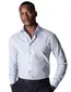 Eton overhemd lichtblauw gestreept slim fit