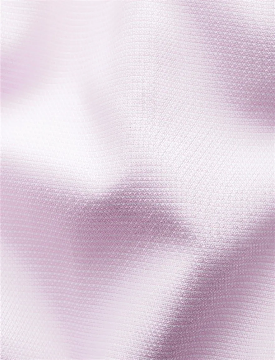 Eton overhemd effen roze katoen slim fit
