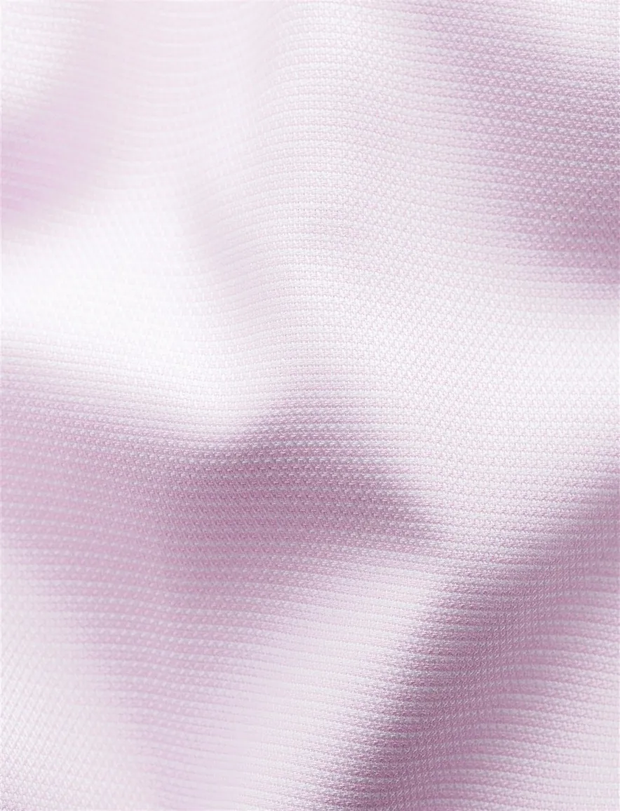 Eton overhemd roze Textured Twill slim fit
