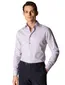 Eton overhemd effen paars slim fit katoen