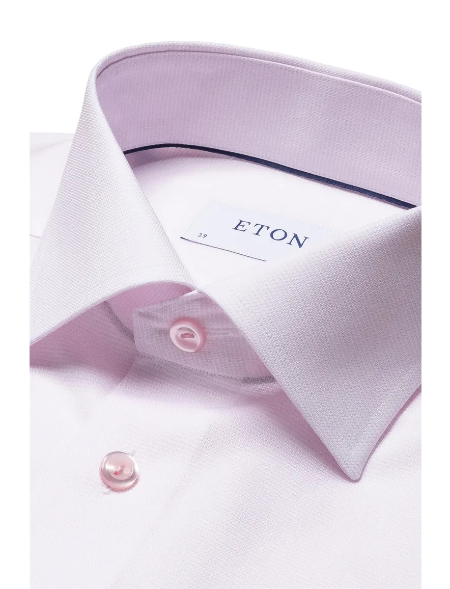 Eton overhemd roze temporary fit