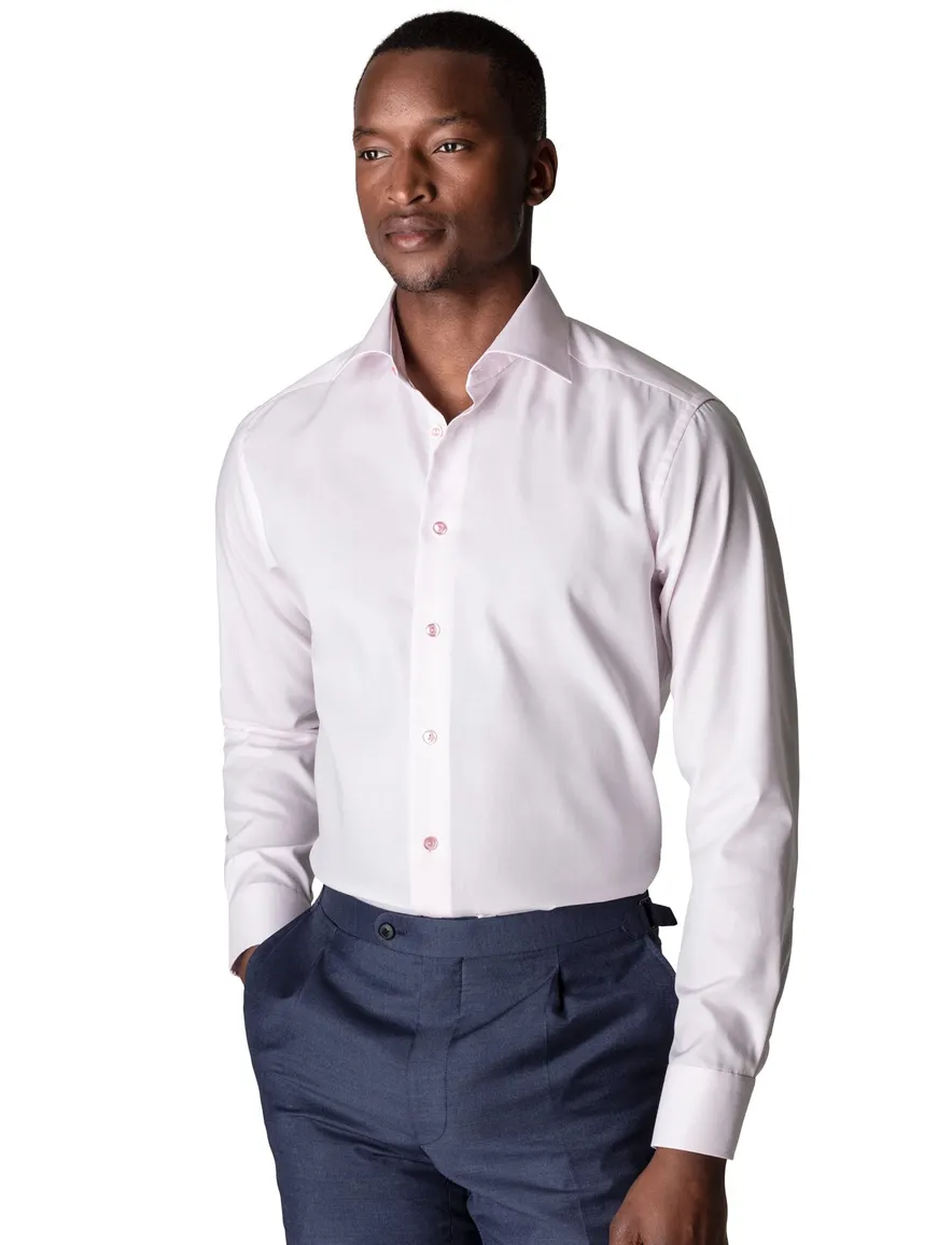 Eton overhemd roze temporary fit