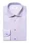 Lichtpaars katoenen Eton overhemd contemporary fit