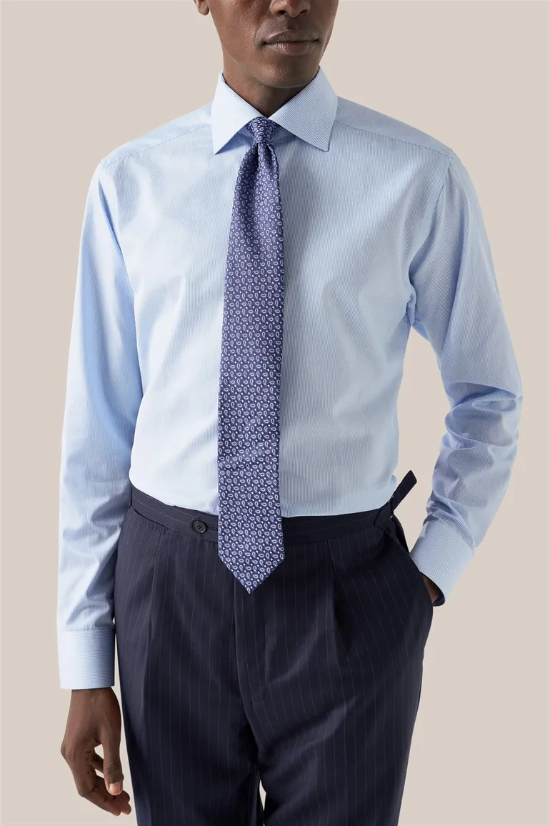 business overhemd lichtblauw Eton Slim Fit