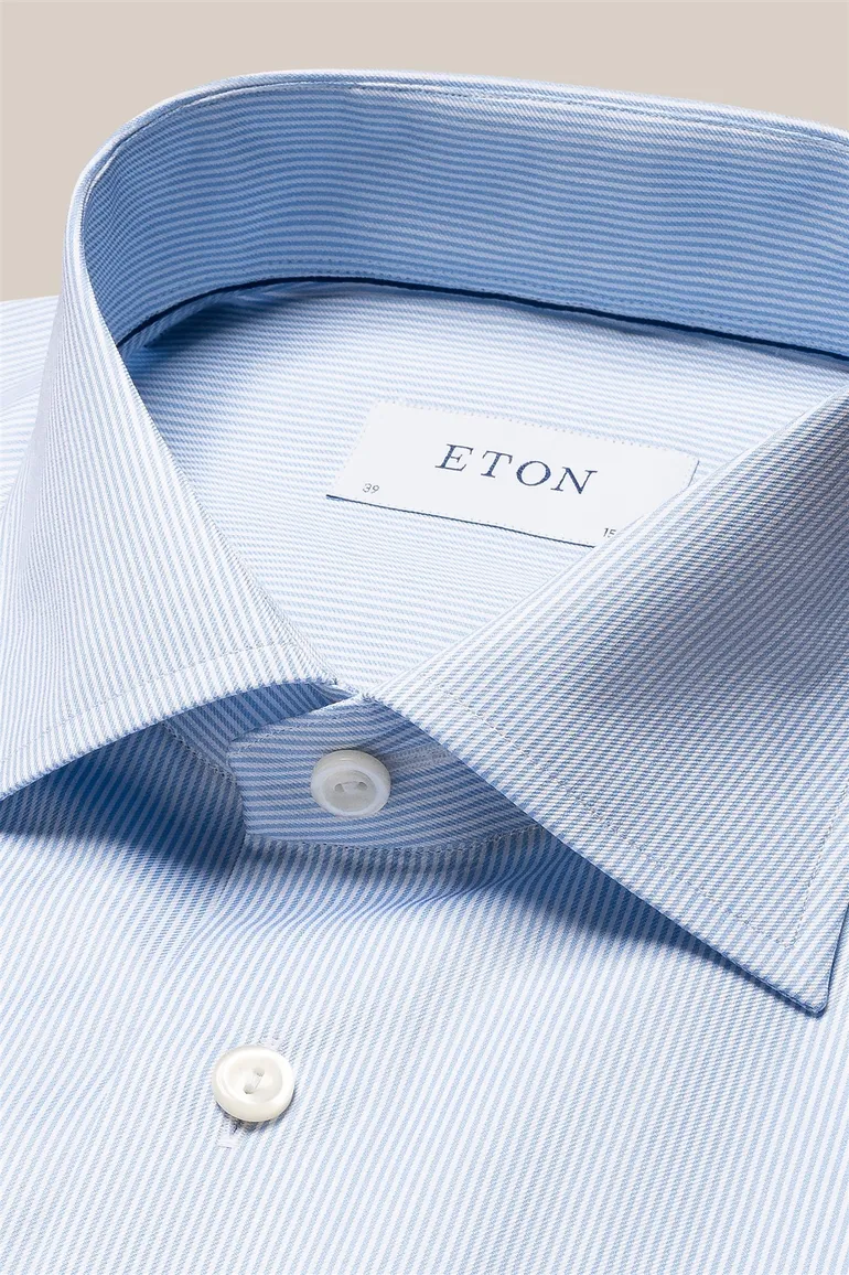 business overhemd lichtblauw Eton Slim Fit