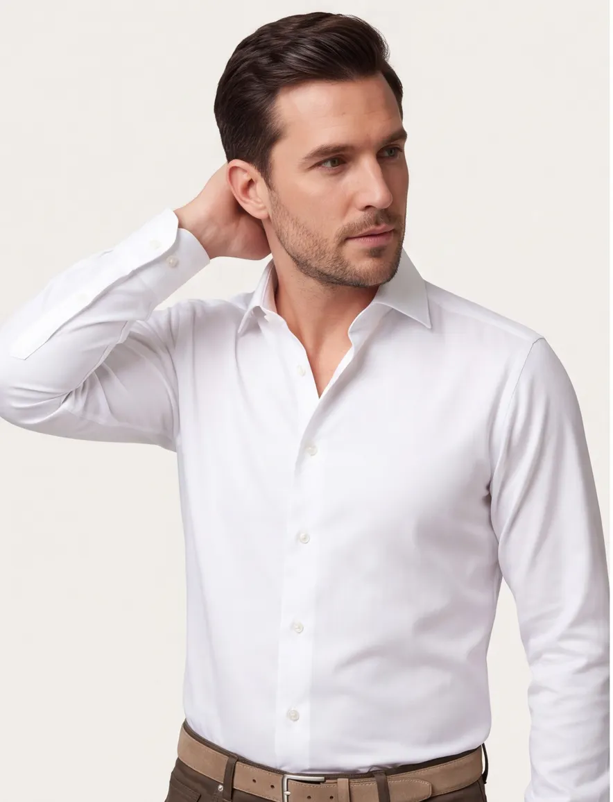 Eton overhemd Slim Fit wit
