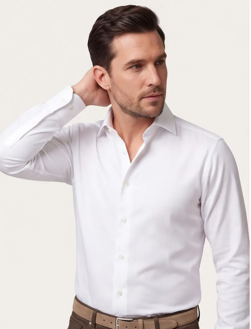 Overhemd Eton business wit slim fit