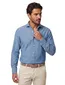Eton business blauw denim twill overhemd slim fit katoen