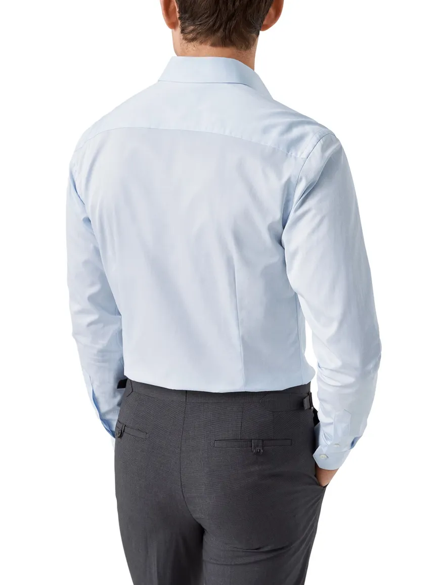 Eton overhemd lichtblauw contemporary fit katoen