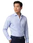 Lichtblauw overhemd Eton Slim Fit Textured Twill
