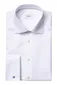 Eton overhemd wit French Cuff katoen textuur