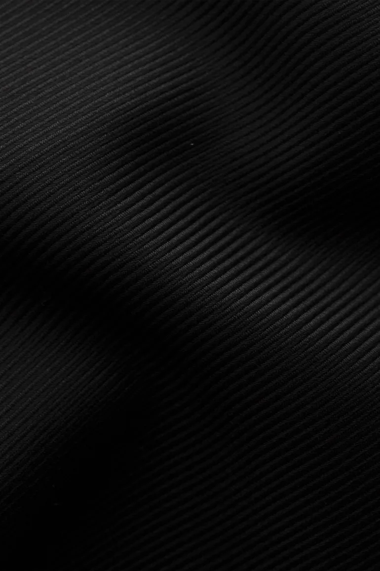 Eton overhemd zwart Textured Twill katoen contemporary fit