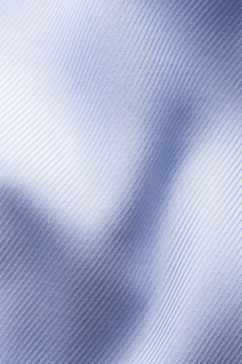Eton overhemd katoen contemporary fit lichtblauw Textured Twill