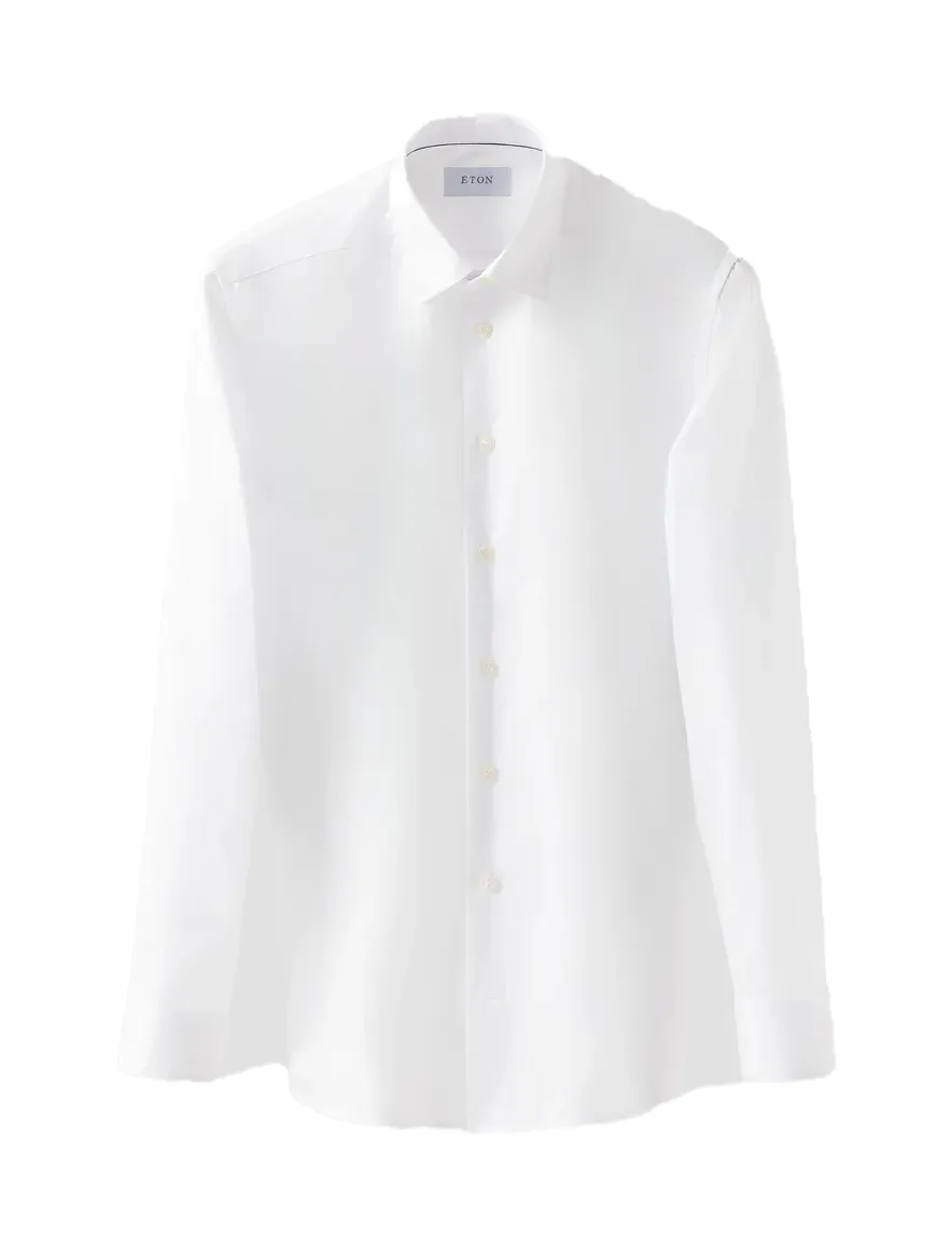 Eton overhemd wit effen slim fit