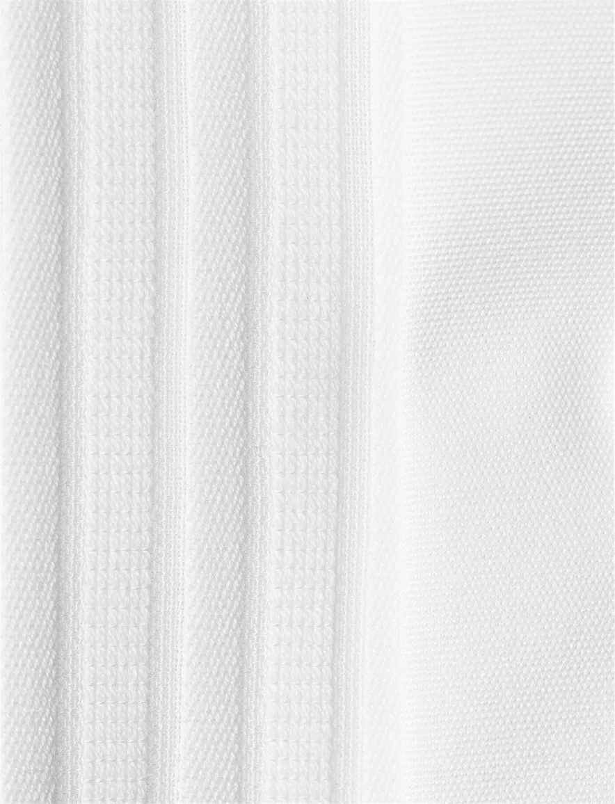 Eton smoking overhemd Piqué Tuxedo Classic Fit wit strepen textuur