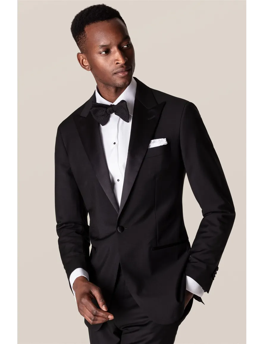 Eton overhemd katoen effen wit French Cuff