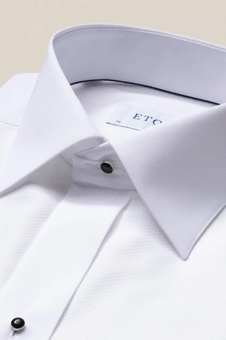 Eton overhemd Pique Tuxedo French Cuff