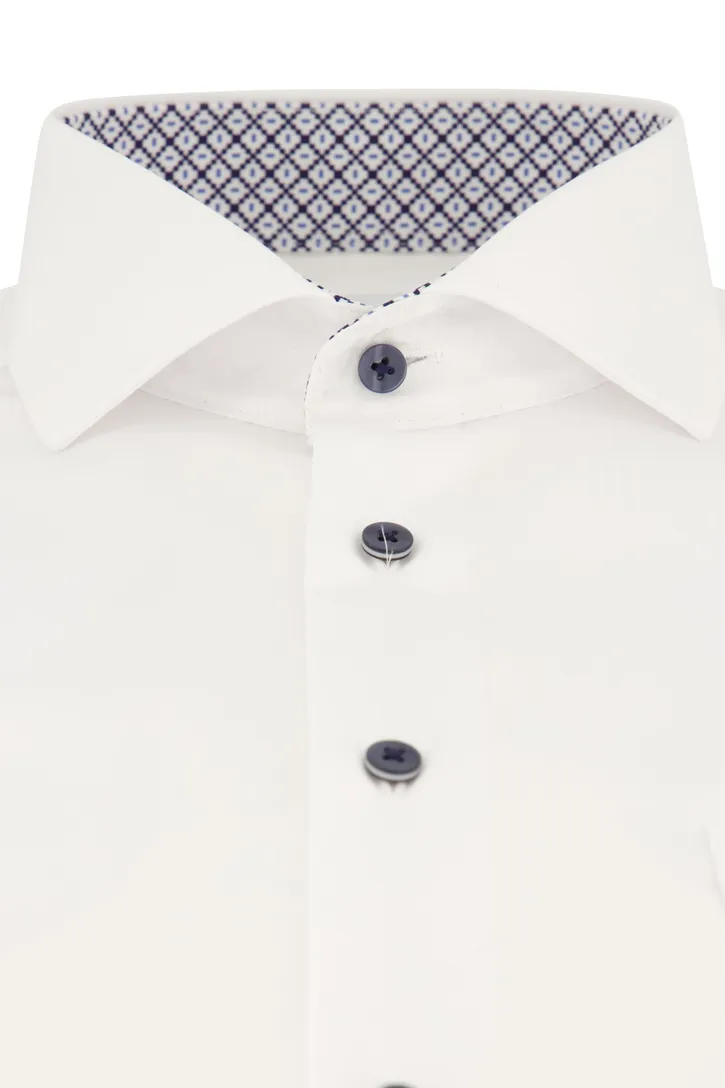 Eterna Modern Fit overhemd normale fit wit effen