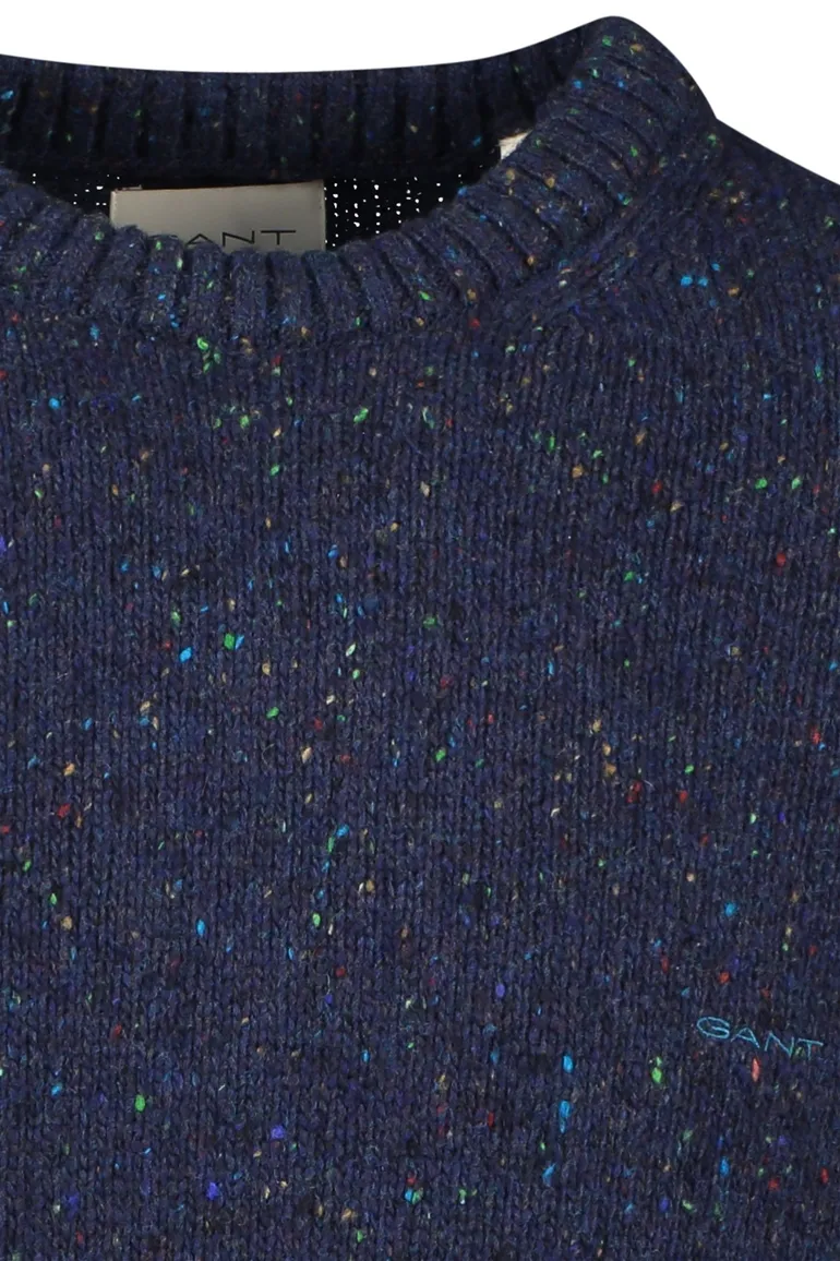 Gant trui donkerblauw normale fit