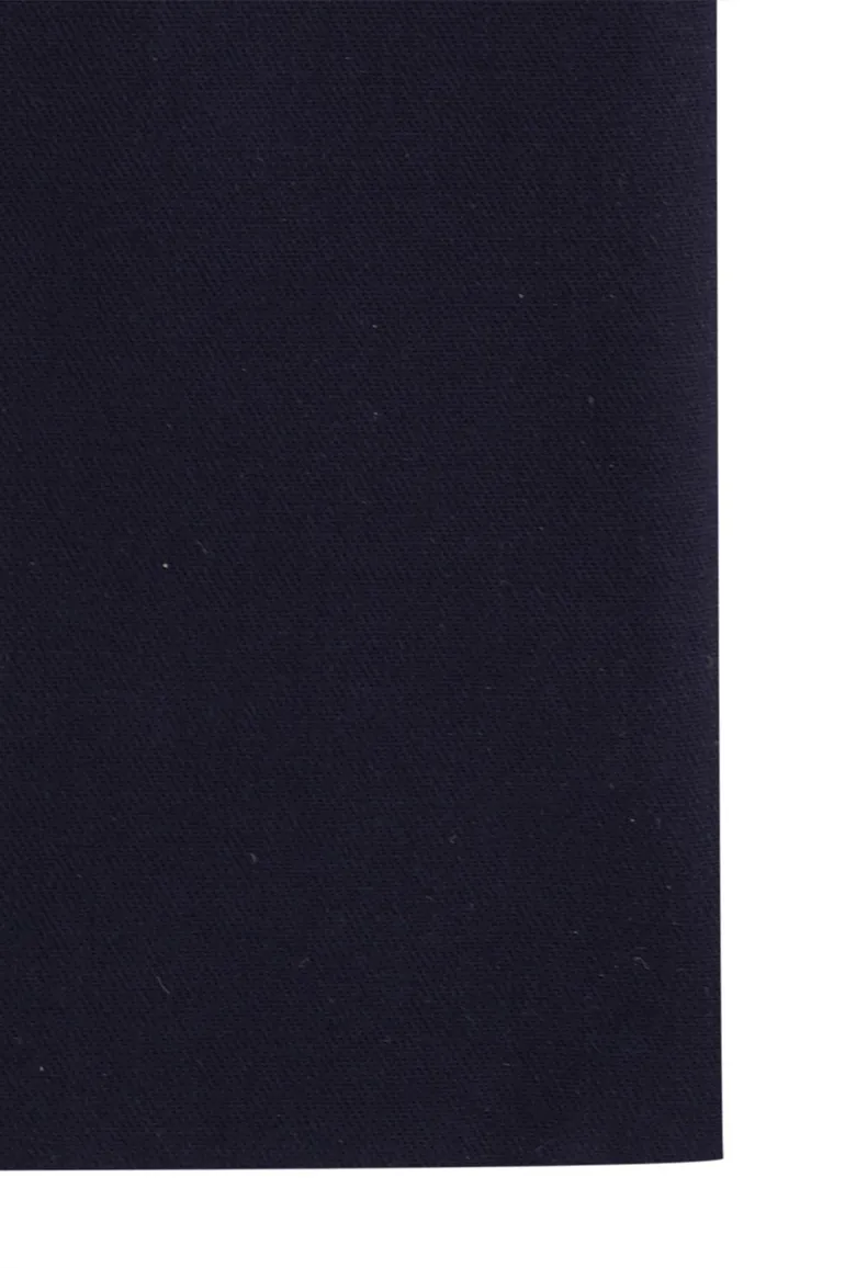 Overhemd Michaelis overhemd Slim fit donkerblauw effen