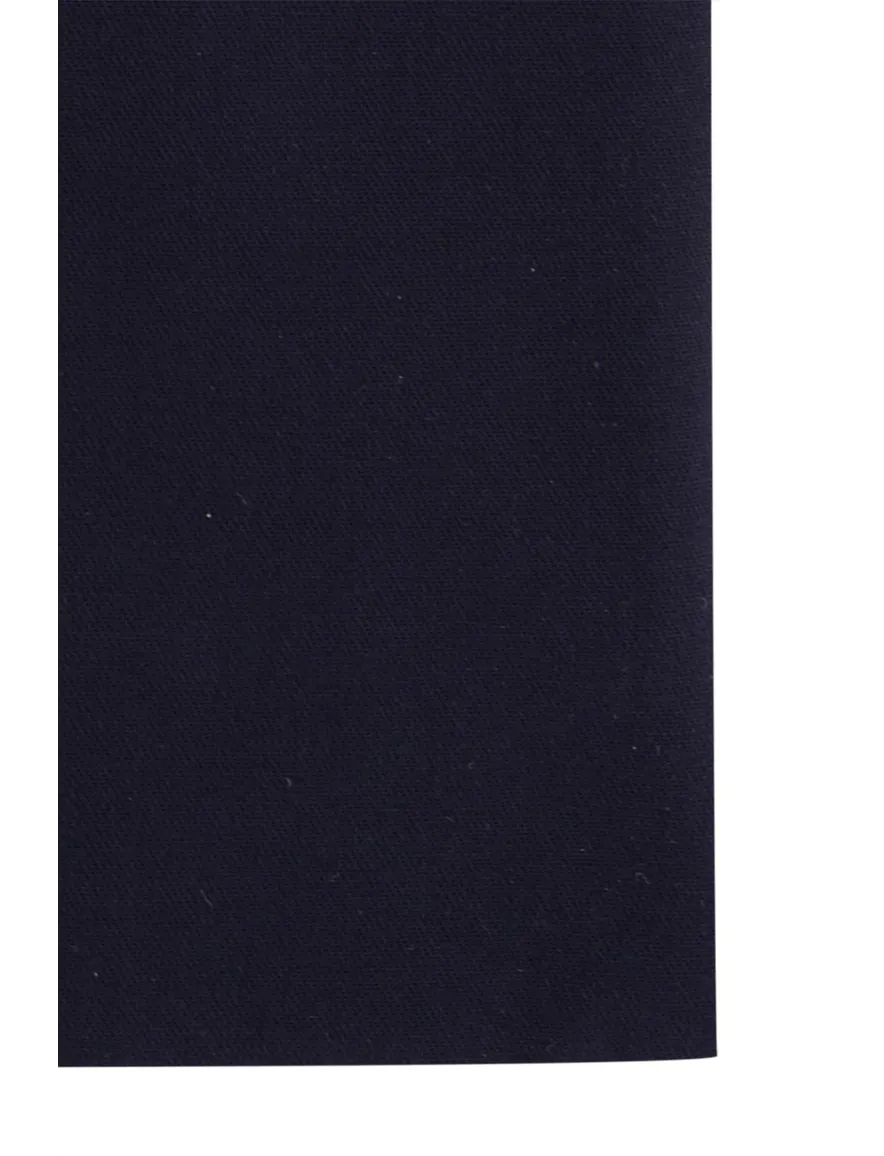 Overhemd Michaelis overhemd Slim fit donkerblauw effen