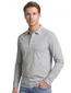 polo Pado Hugo Boss grijs gemêleerd katoen normale fit