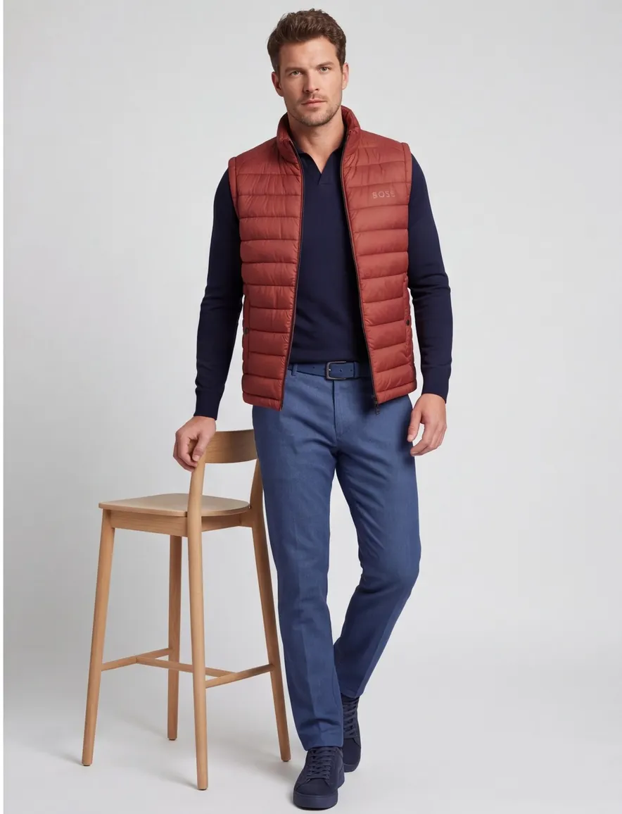 bodywarmer rood Hugo Boss Black