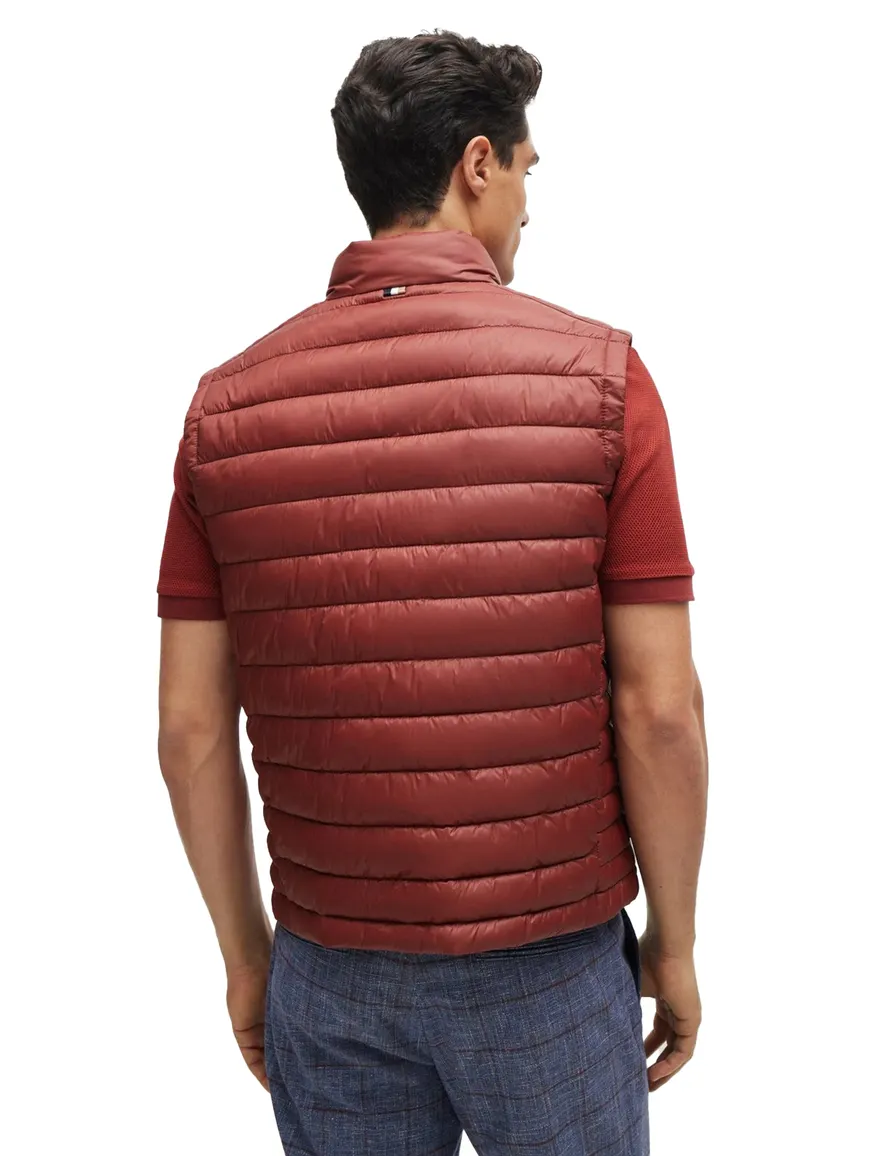 Boss Black Calanos bodywarmer rood effen