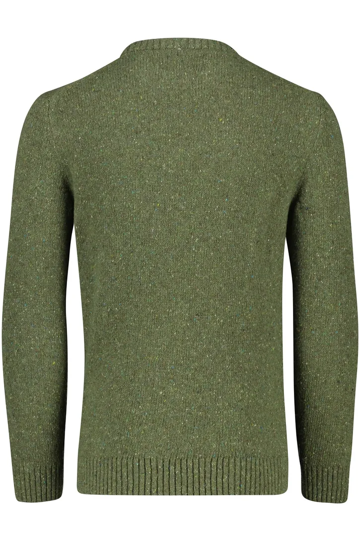 trui Gant groen effen wol