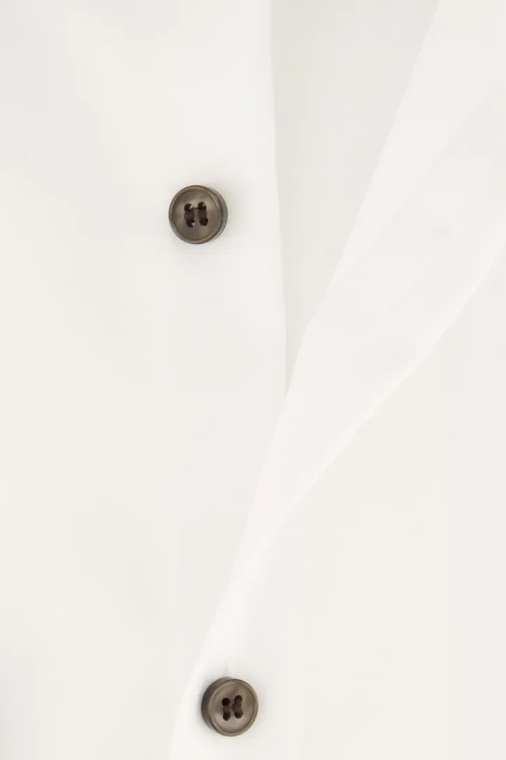 Olymp business overhemd extra slim fit wit effen