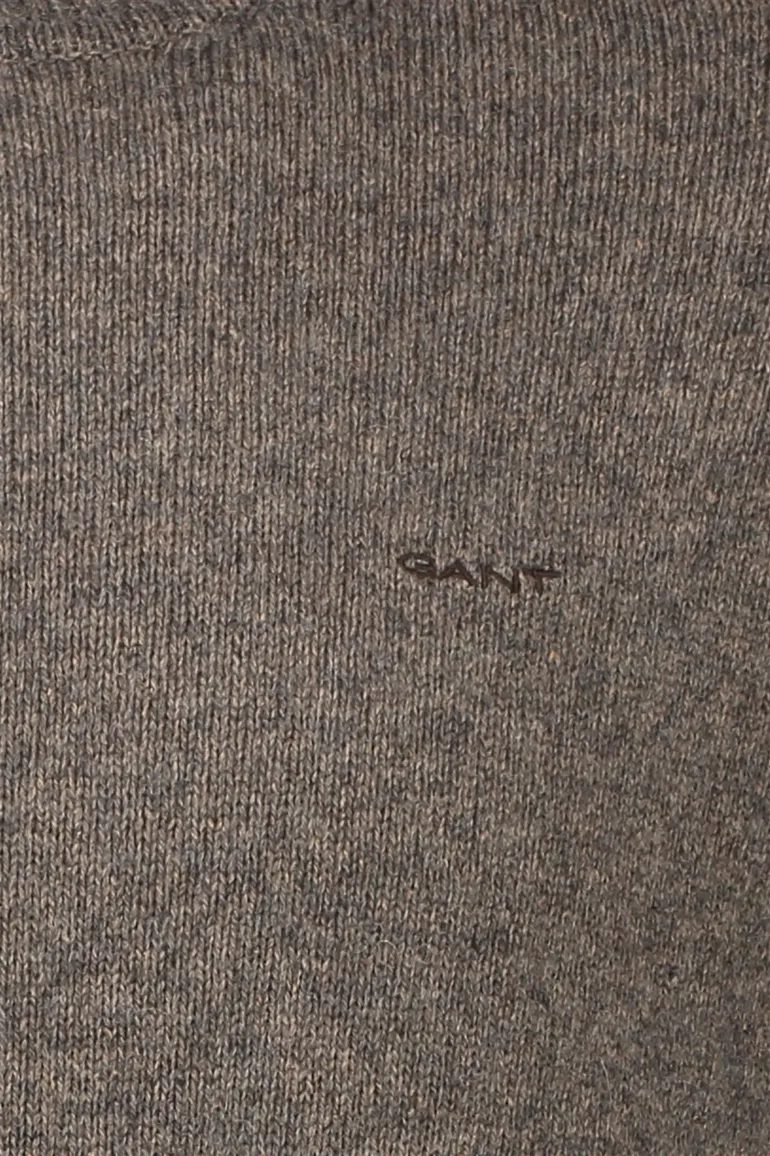 Gant trui bruin gemeleerd normale fit