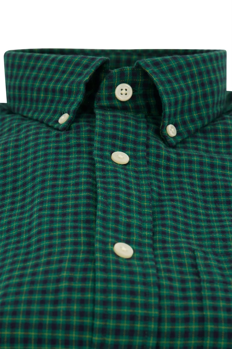 casual overhemd groen Gant Regular Fit