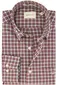 Gant casual overhemd rood geruit katoen Regular Fit borstzak