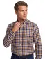 Gant overhemd camel bruin geruit button-down