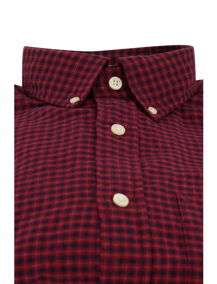 casual overhemd rood Gant Regular Fit